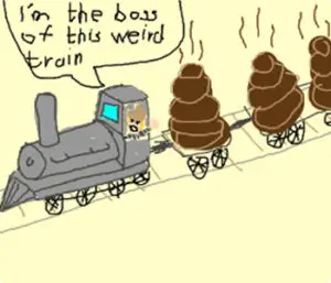 Personne soulagée après avoir retrouvé un transit régulier.